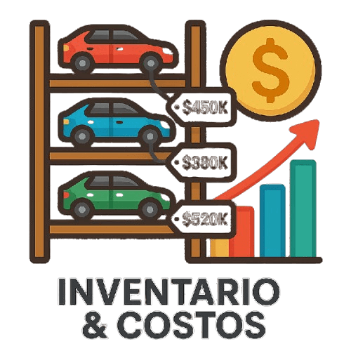 Icono de inventario estancado